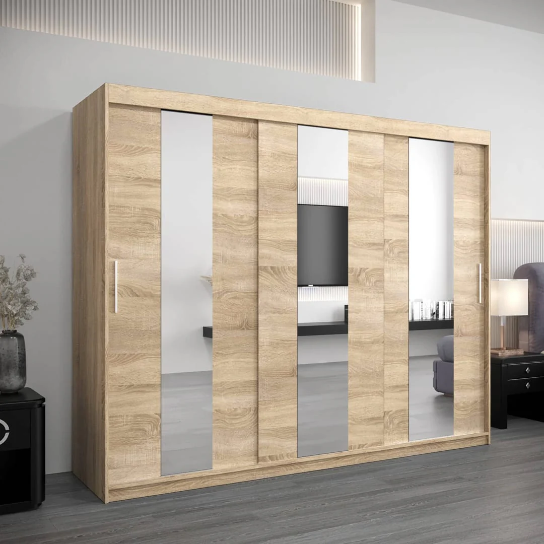 Pole Sliding Door Wardrobe 250cm - Image 13