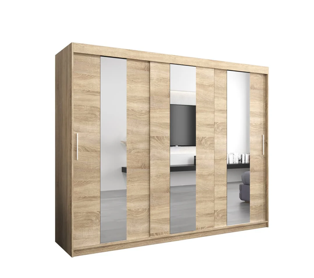 Pole Sliding Door Wardrobe 250cm - Image 14