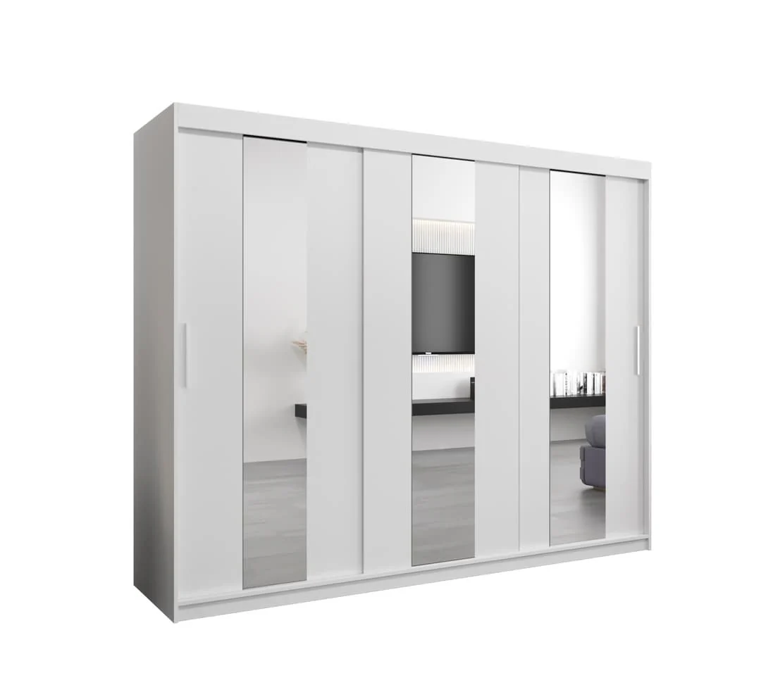 Pole Sliding Door Wardrobe 250cm - Image 6