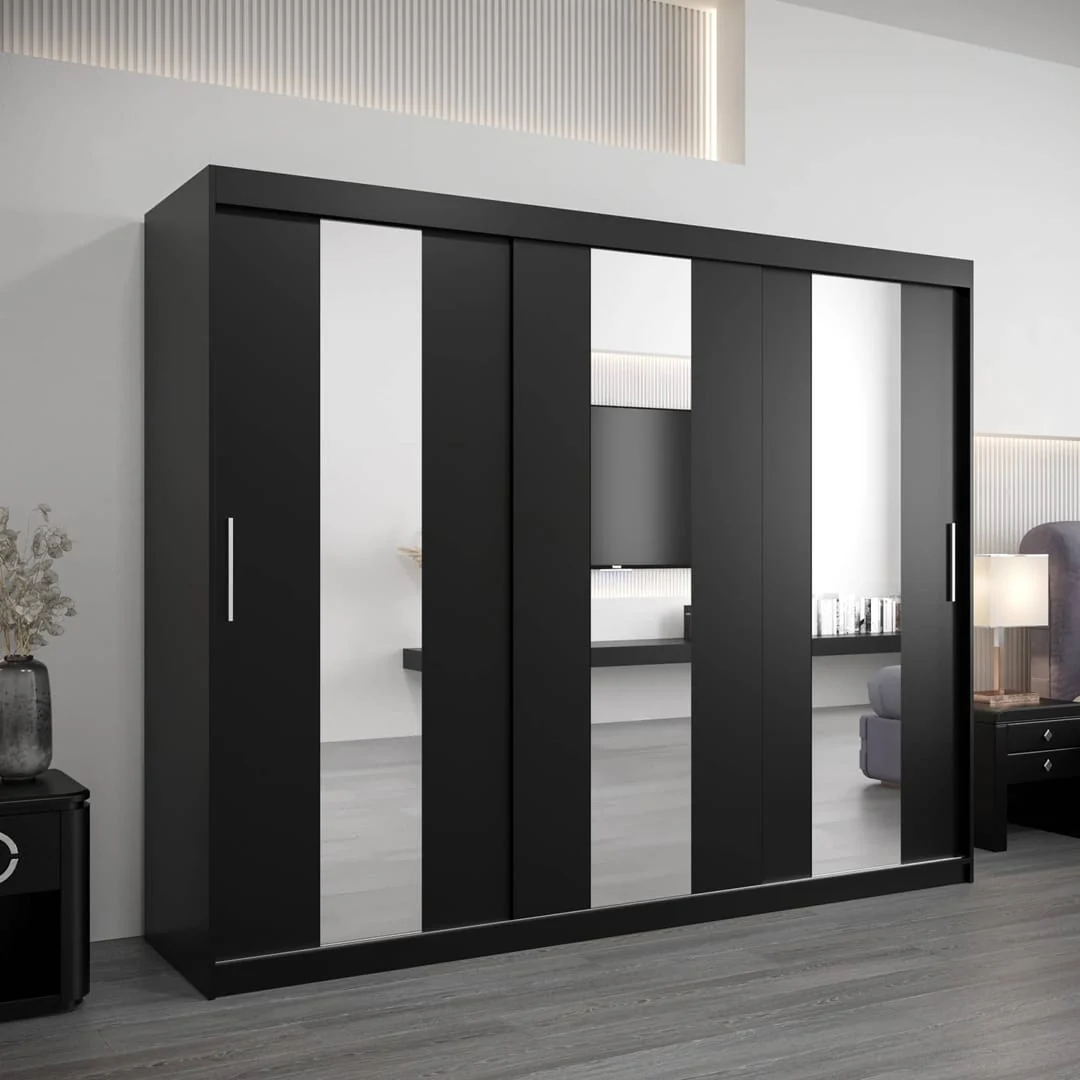 Pole Sliding Door Wardrobe 250cm - Image 9