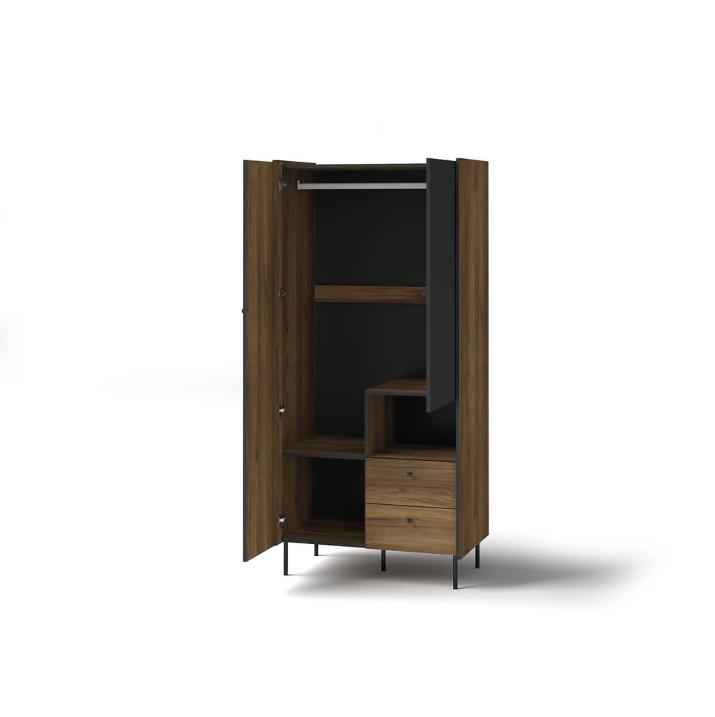 Prestigo Hinged Door Wardrobe 88cm - Image 2