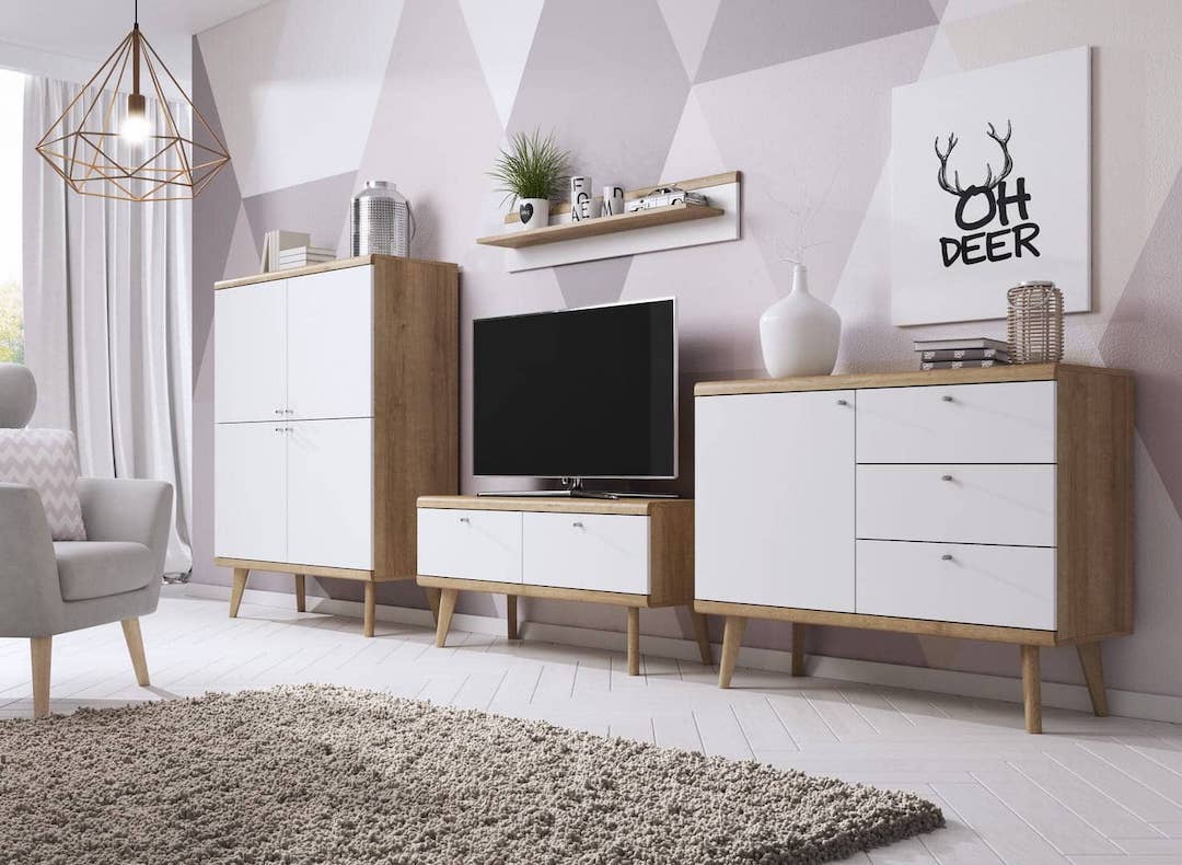 Primo Hinged Wardrobe 80cm - Image 3