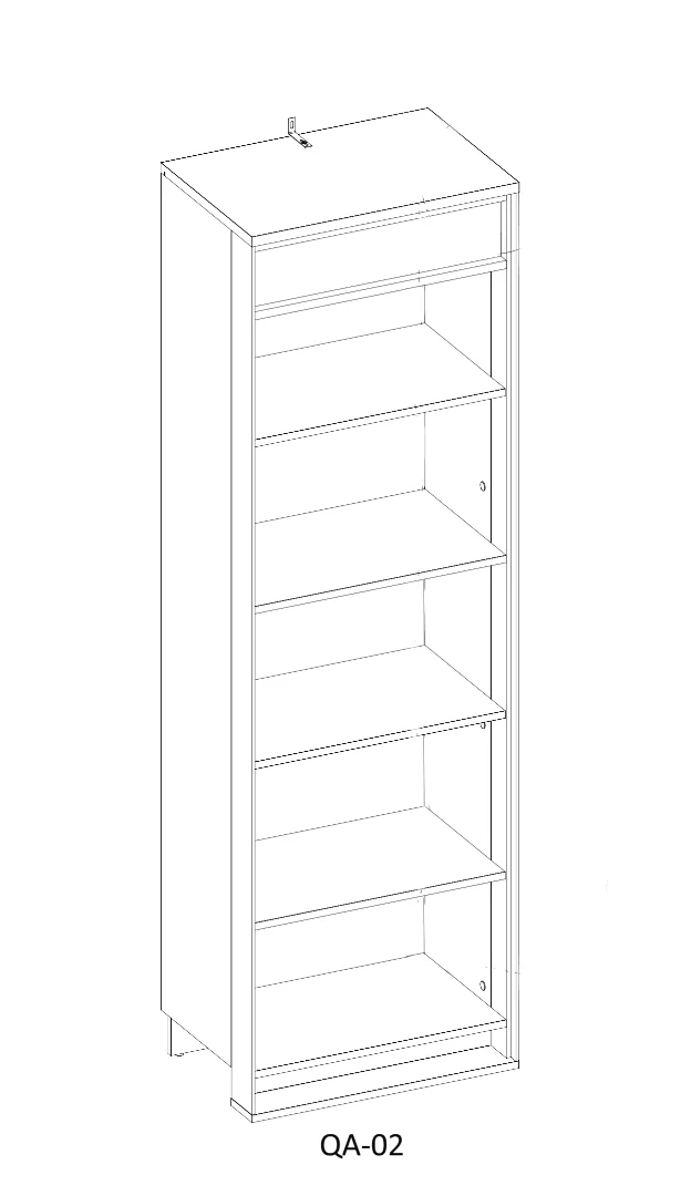 Quant QA-02 Hinged Door Wardrobe 60cm - Image 6