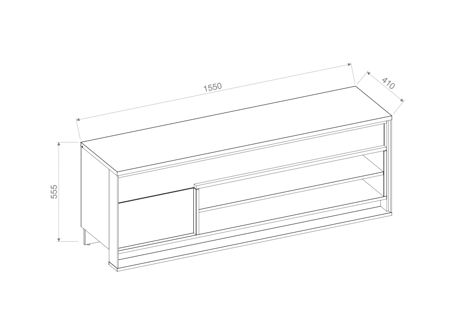 Quant QA-04 TV Cabinet 155cm - Image 7