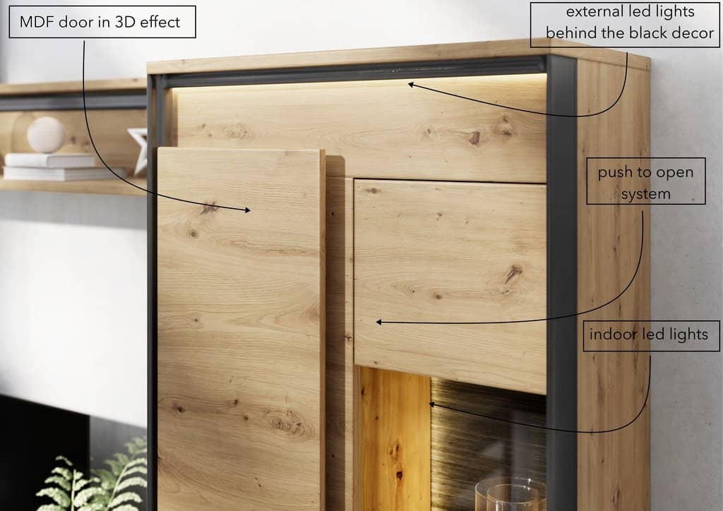 Quant QA-06 Display Cabinet 110cm - Image 6