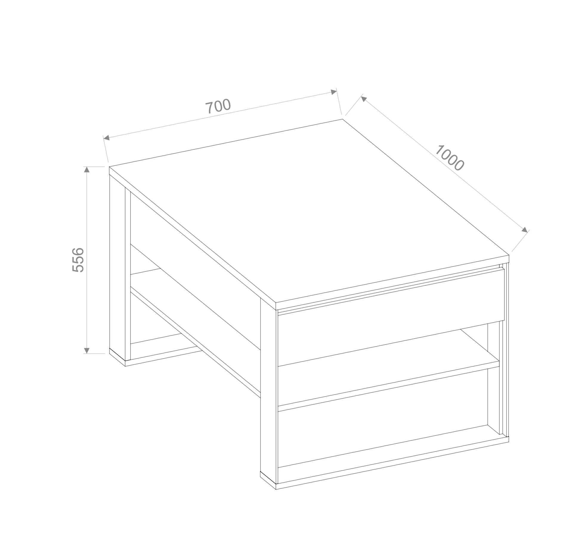 Quant QA-09 Coffee Table 100cm - Image 5