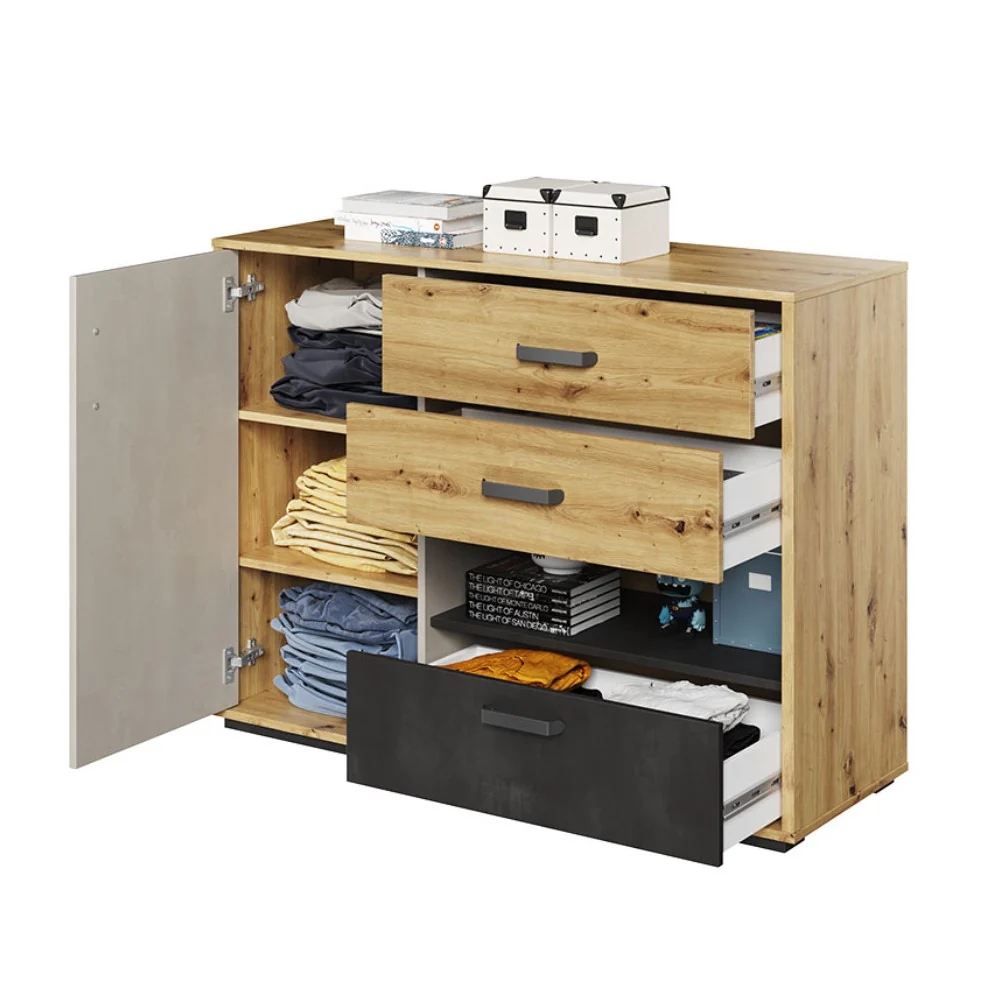 Qubic 07 Sideboard Cabinet 120cm - Image 4