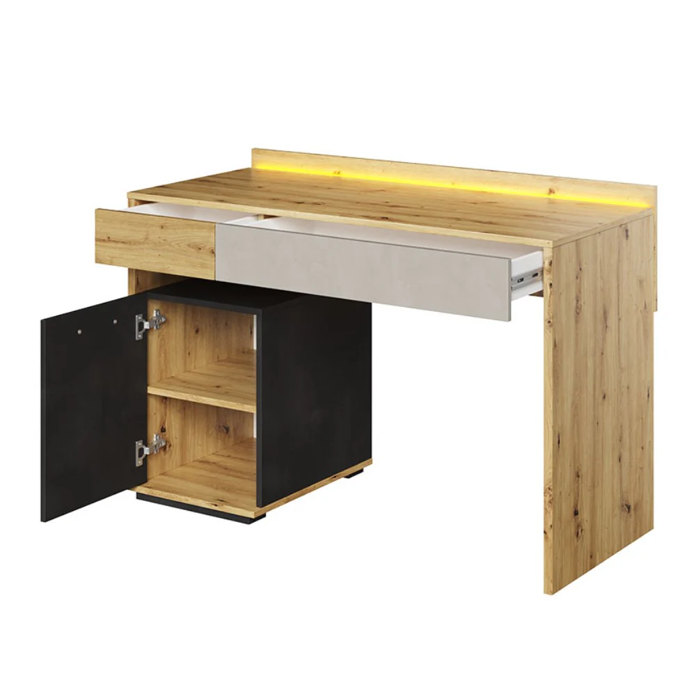 Qubic 08 Desk 120cm with LED - Image 2