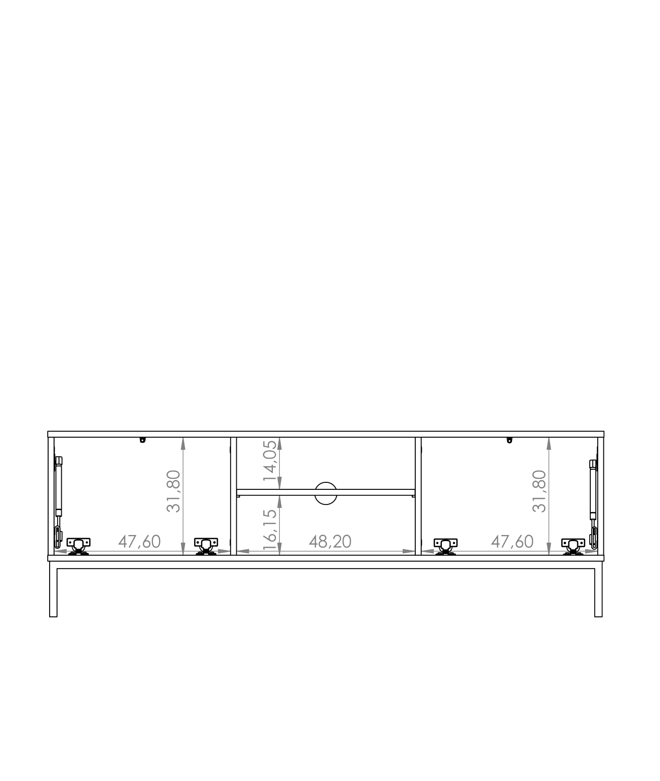 Querty 05 TV Cabinet 150cm - Image 13