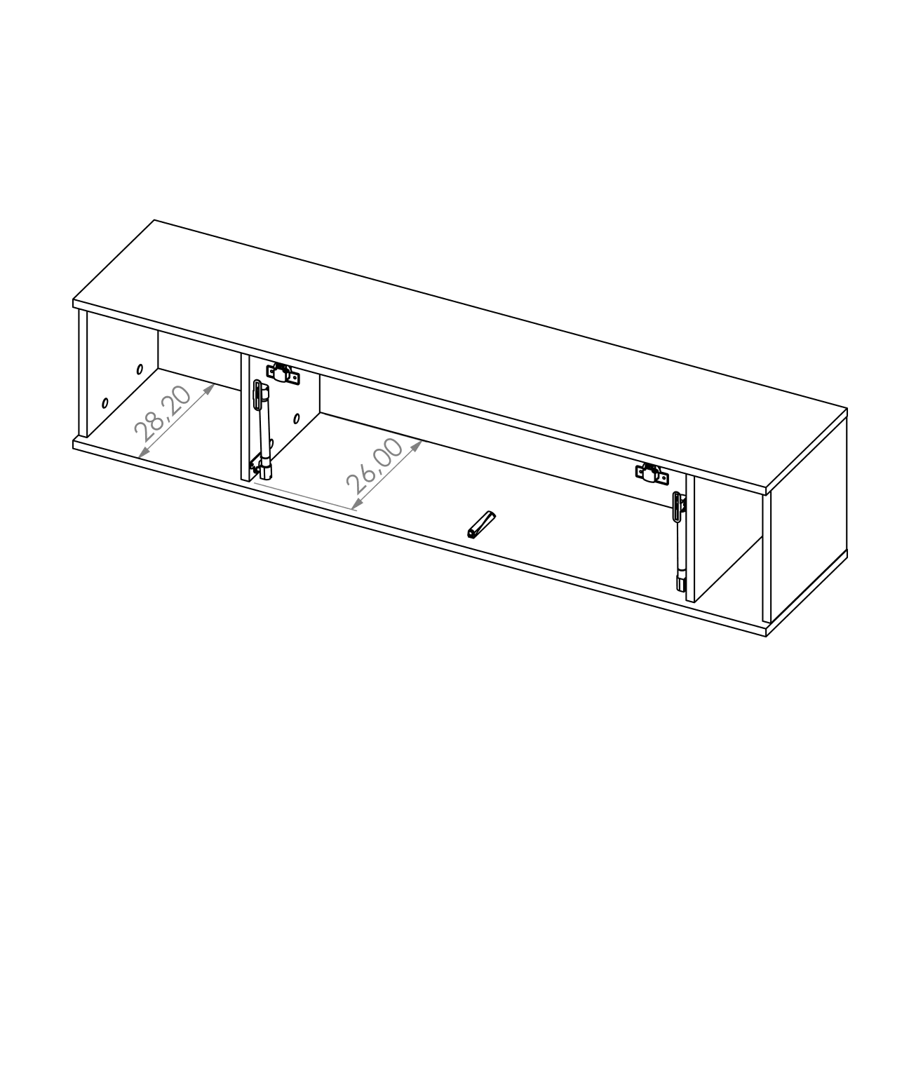 Querty 06 Wall Shelf 135cm - Image 12