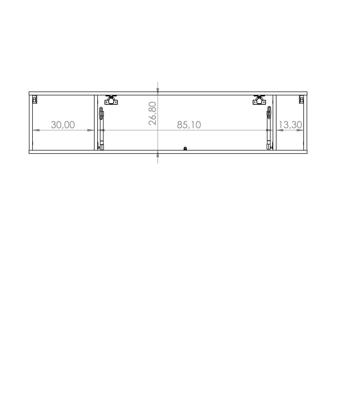 Querty 06 Wall Shelf 135cm - Image 13