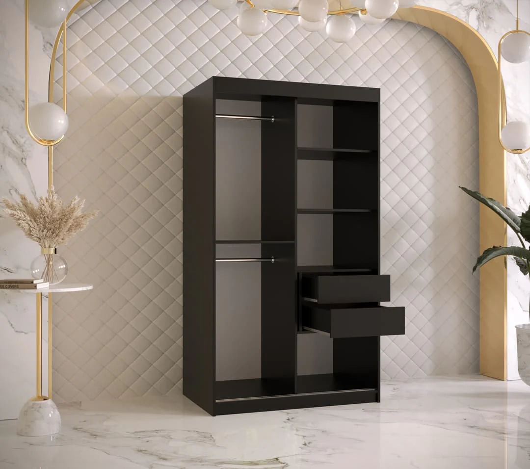 Ramiro I Sliding Door Wardrobe 100cm - Image 4