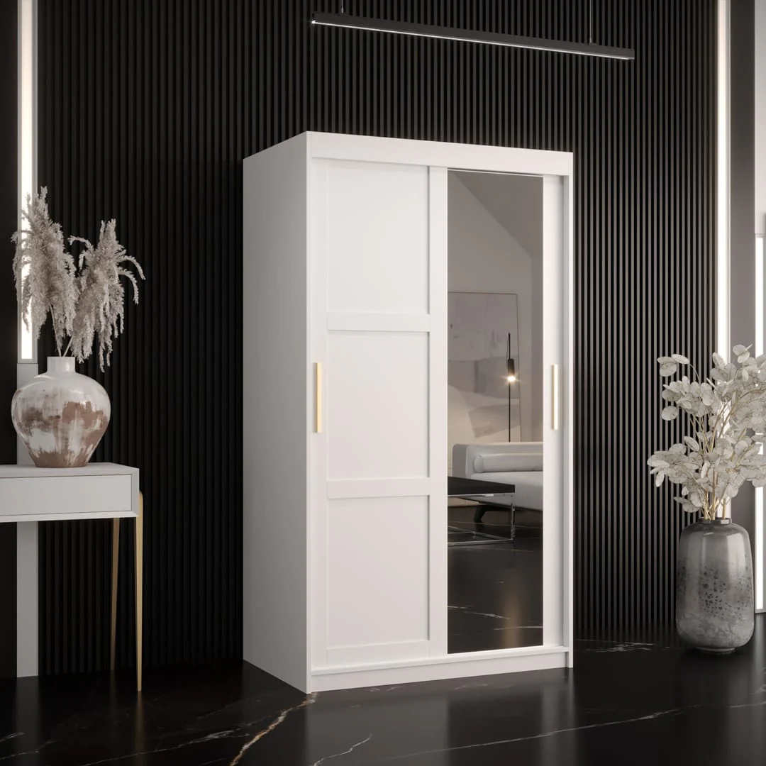 Ramiro II Sliding Door Wardrobe 100cm - Image 6