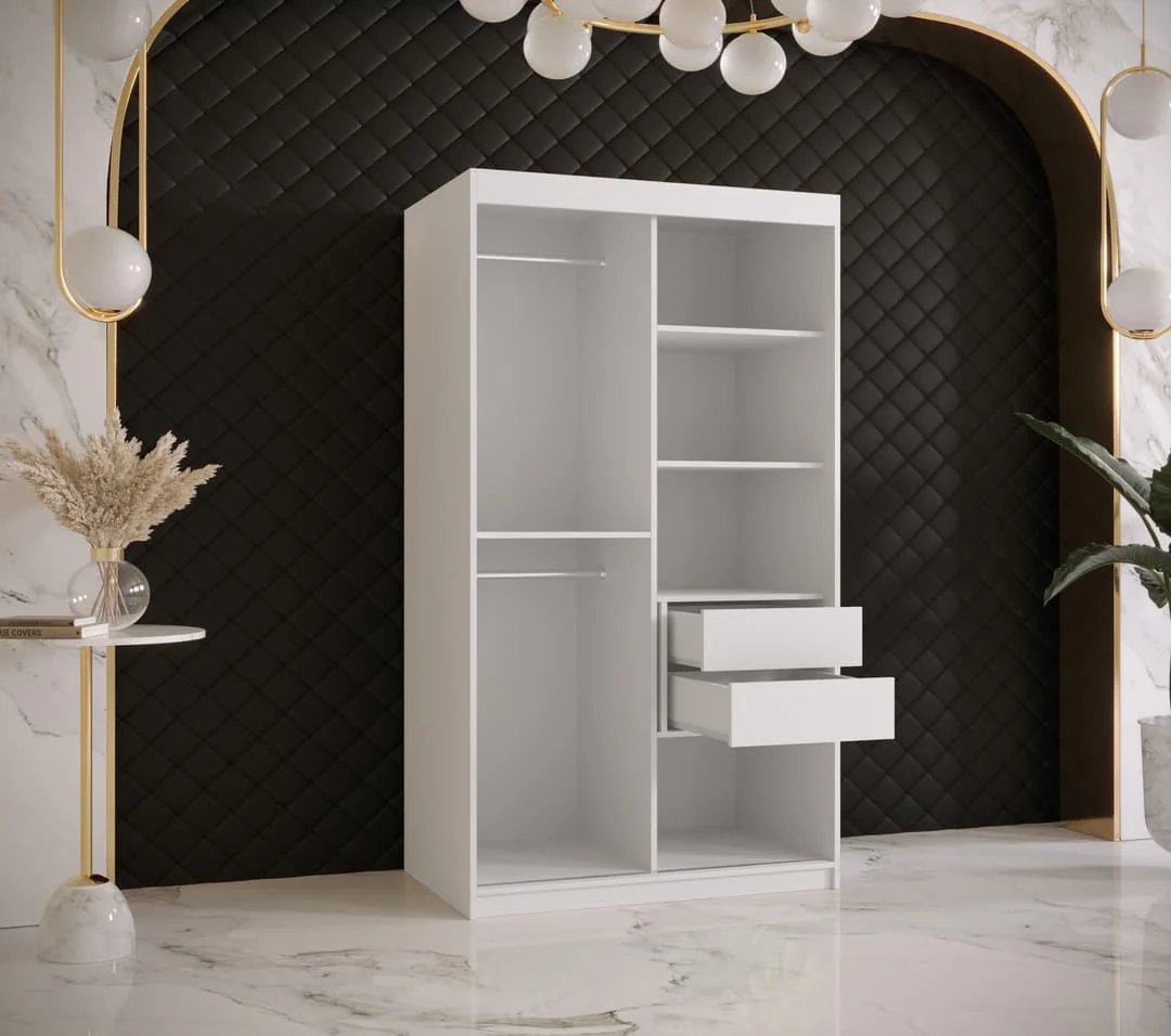 Ramiro II Sliding Door Wardrobe 100cm - Image 9