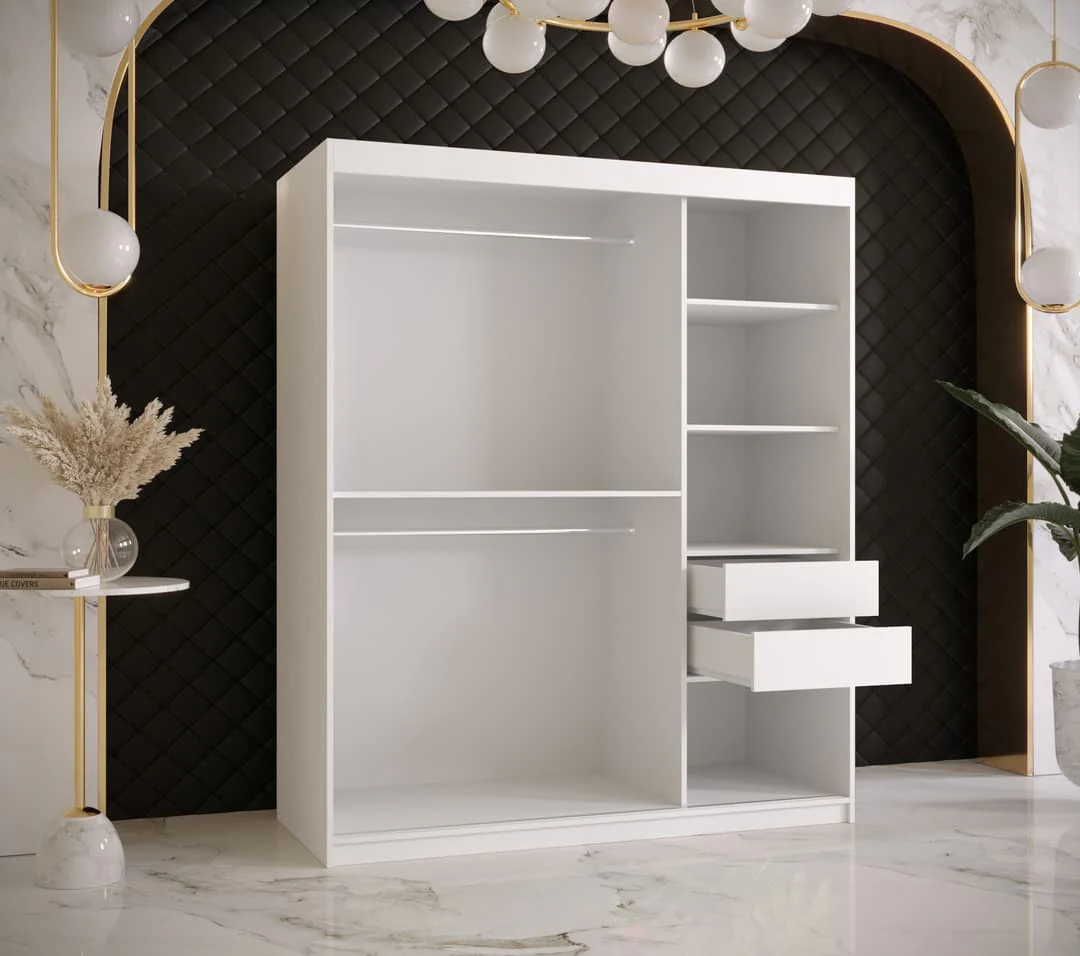 Ramiro II Sliding Door Wardrobe 150cm - Image 9