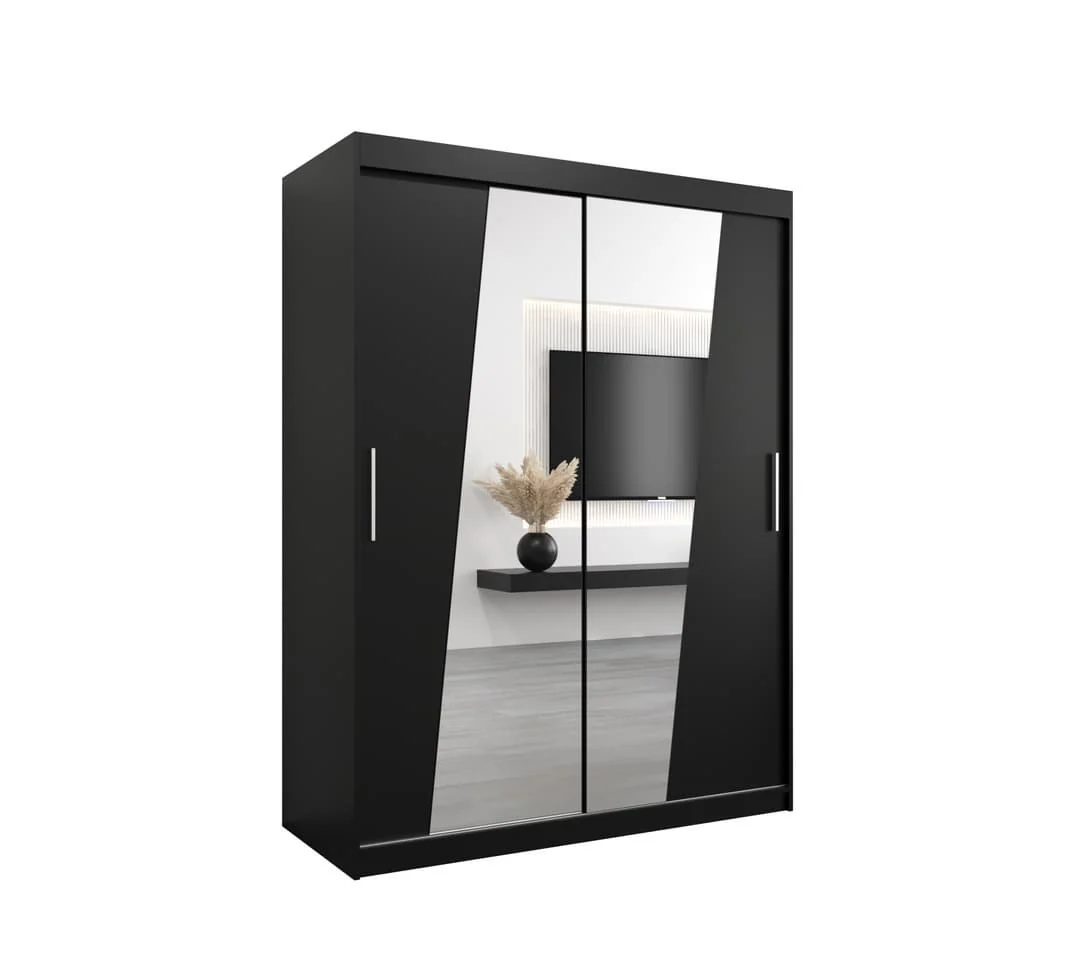 Rhomb Sliding Door Wardrobe 150cm - Image 10