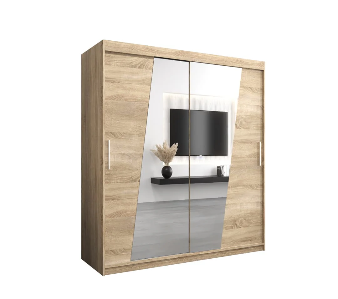 Rhomb Sliding Door Wardrobe 180cm - Image 14