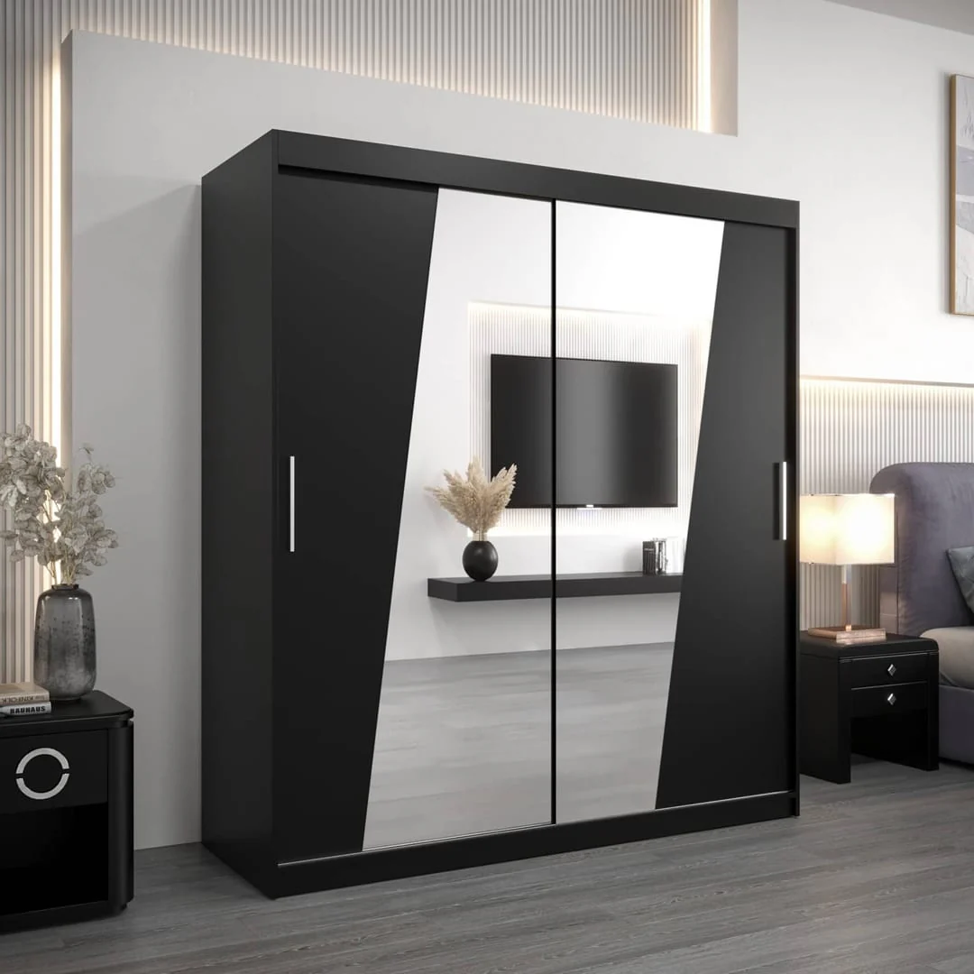 Rhomb Sliding Door Wardrobe 180cm - Image 9