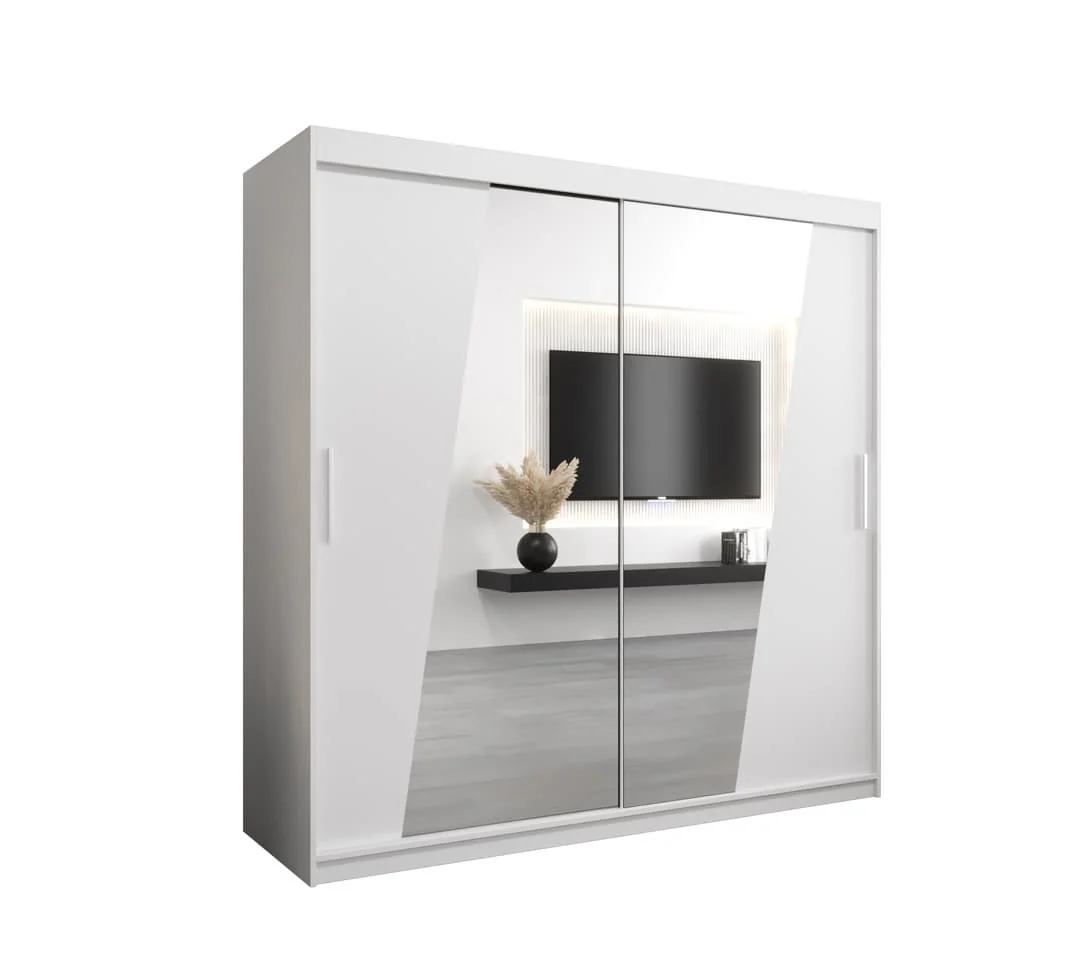 Rhomb Sliding Door Wardrobe 200cm - Image 6