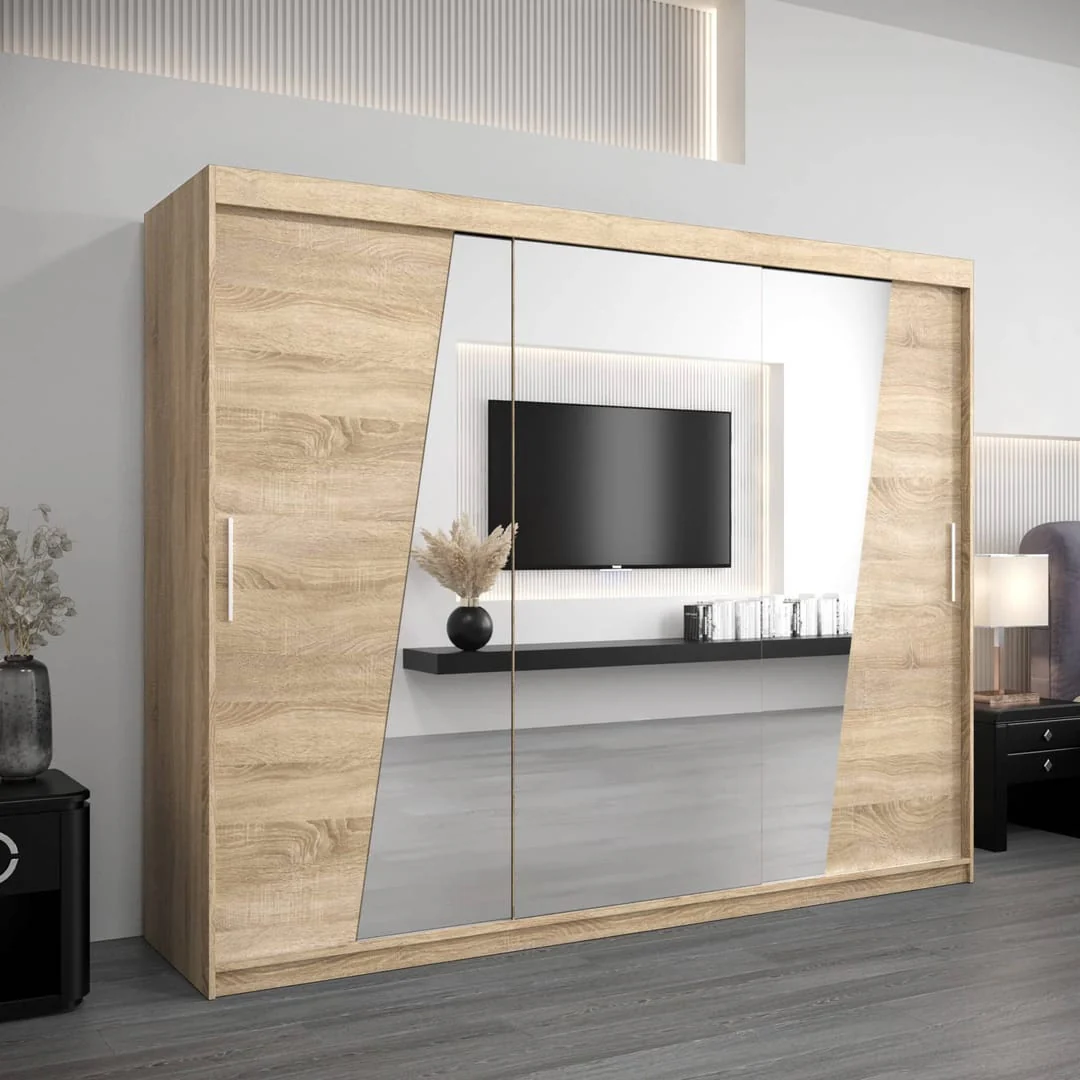 Rhomb Sliding Door Wardrobe 250cm - Image 13