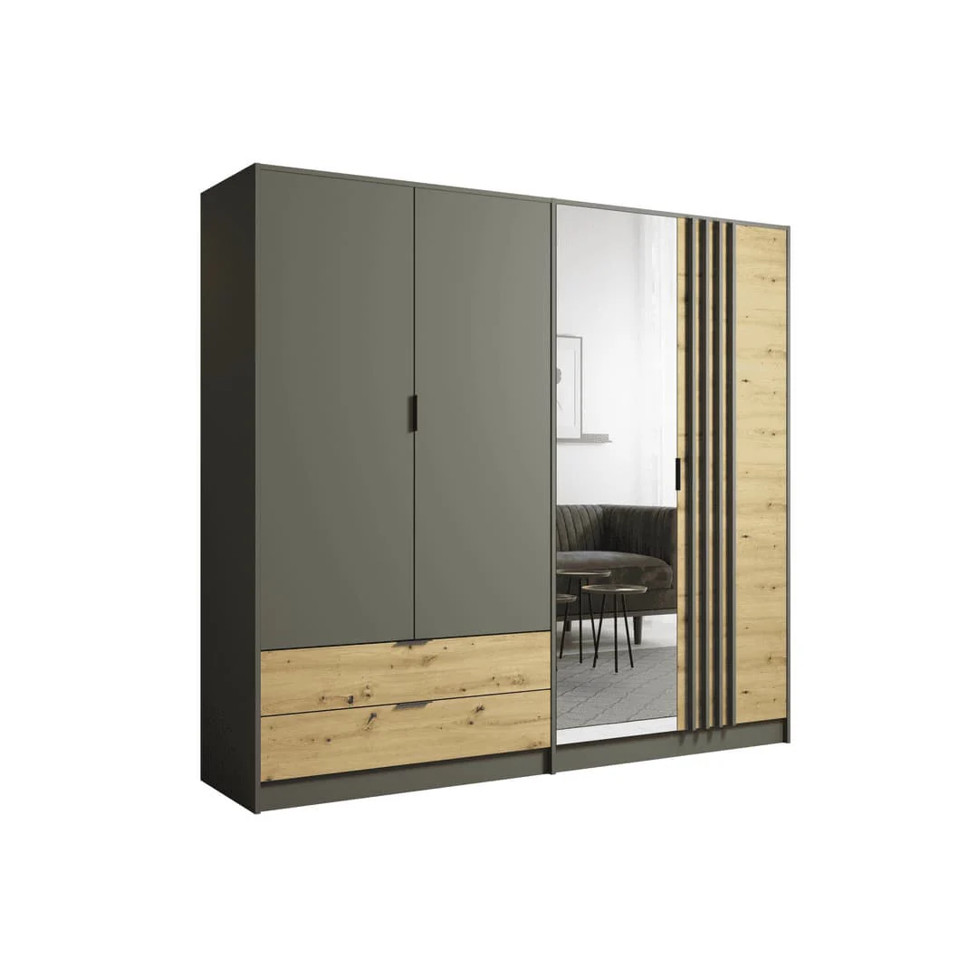 Rimini 12 Hinged Door Wardrobe 220cm - Image 2
