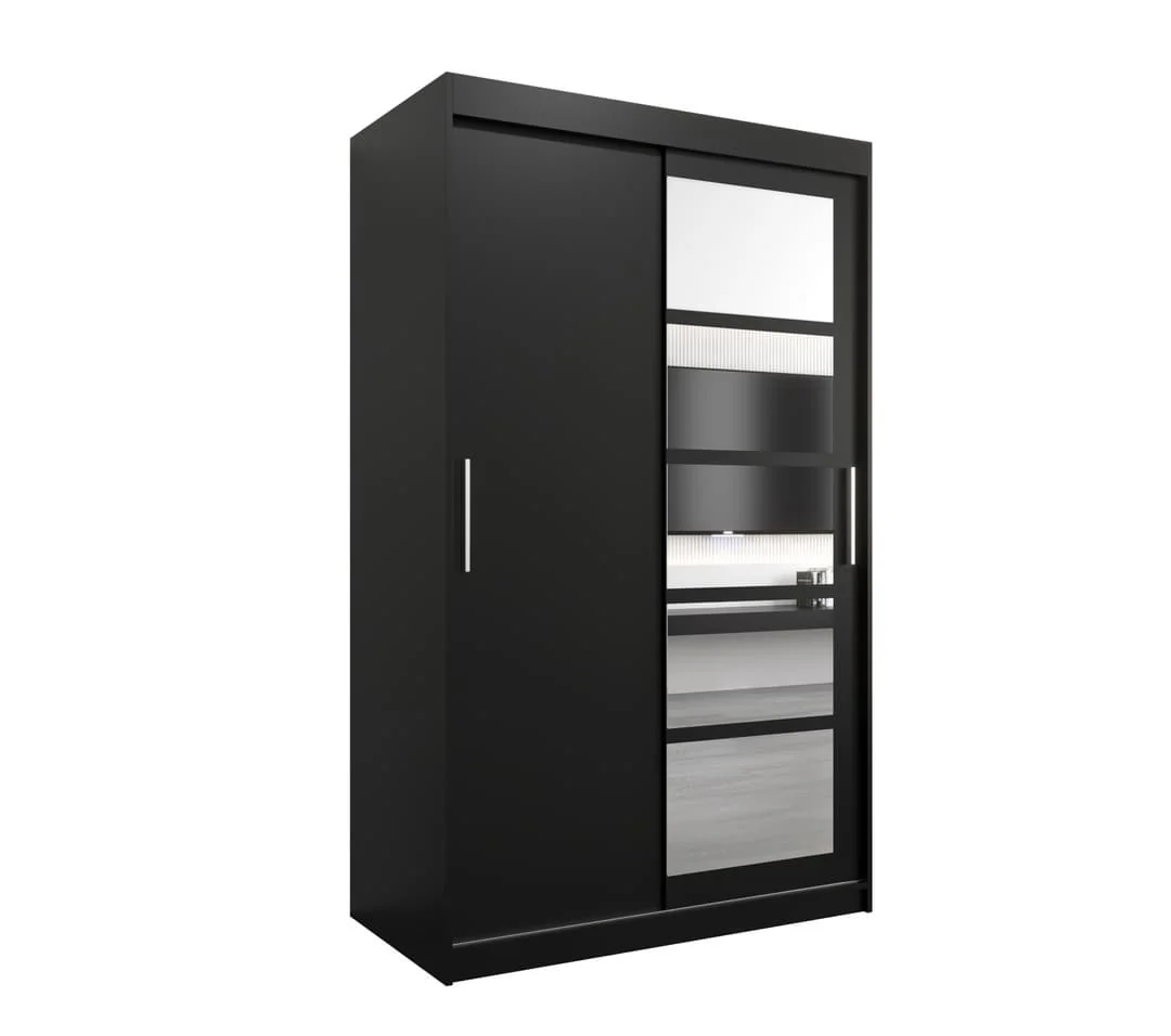 Roma I Sliding Door Wardrobe 120cm - Image 10