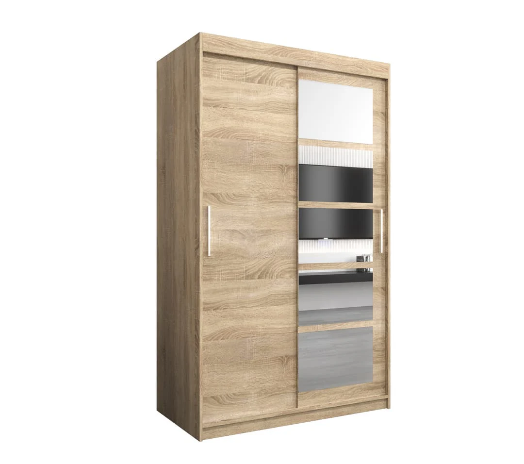 Roma I Sliding Door Wardrobe 120cm - Image 14