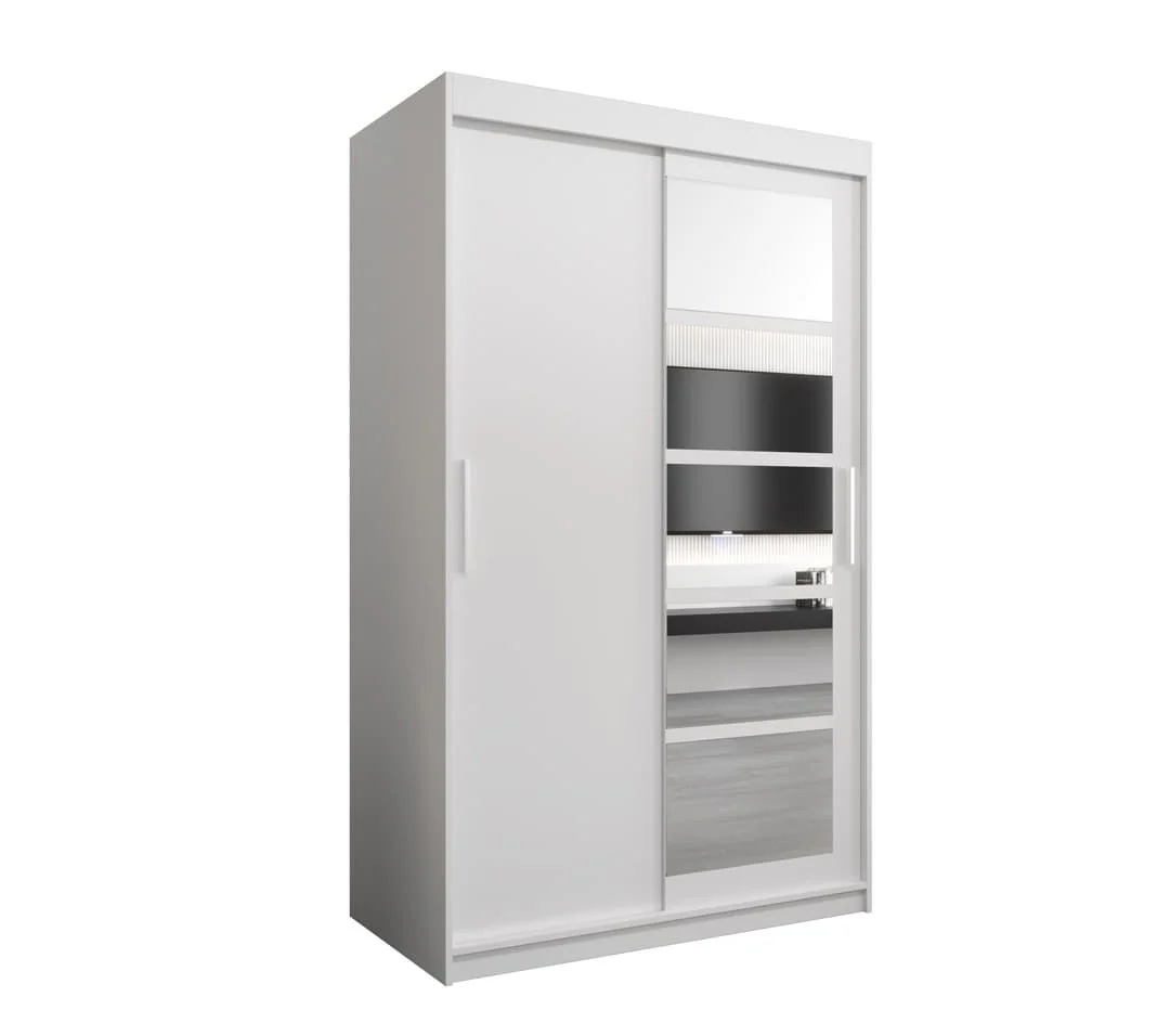 Roma I Sliding Door Wardrobe 120cm - Image 6