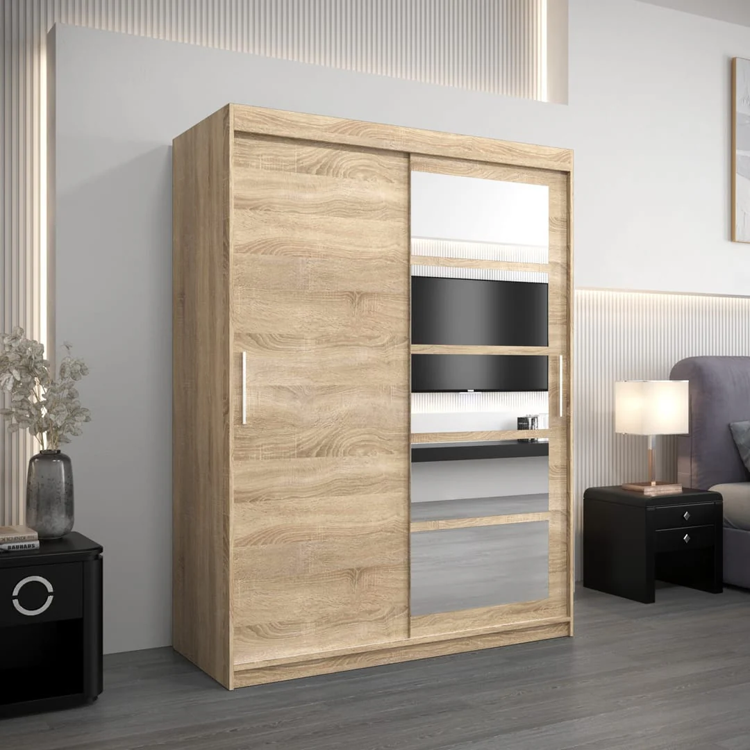 Roma I Sliding Door Wardrobe 150cm - Image 13