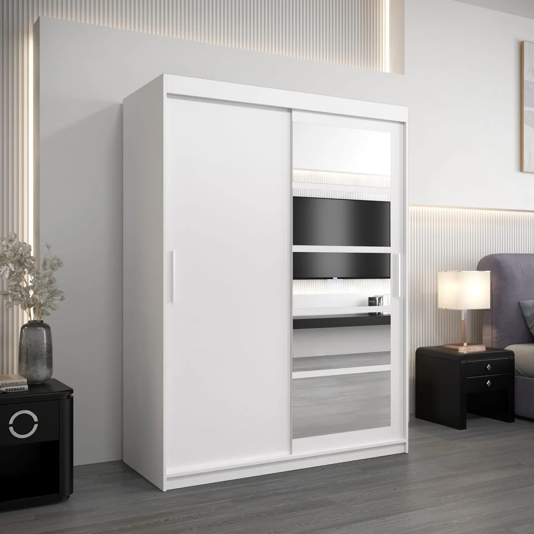 Roma I Sliding Door Wardrobe 150cm - Image 5