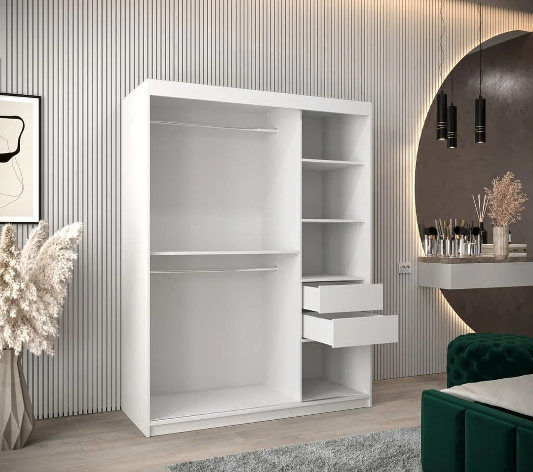 Roma I Sliding Door Wardrobe 150cm - Image 8