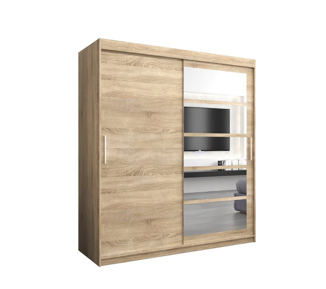 Roma I Sliding Door Wardrobe 180cm - Image 2