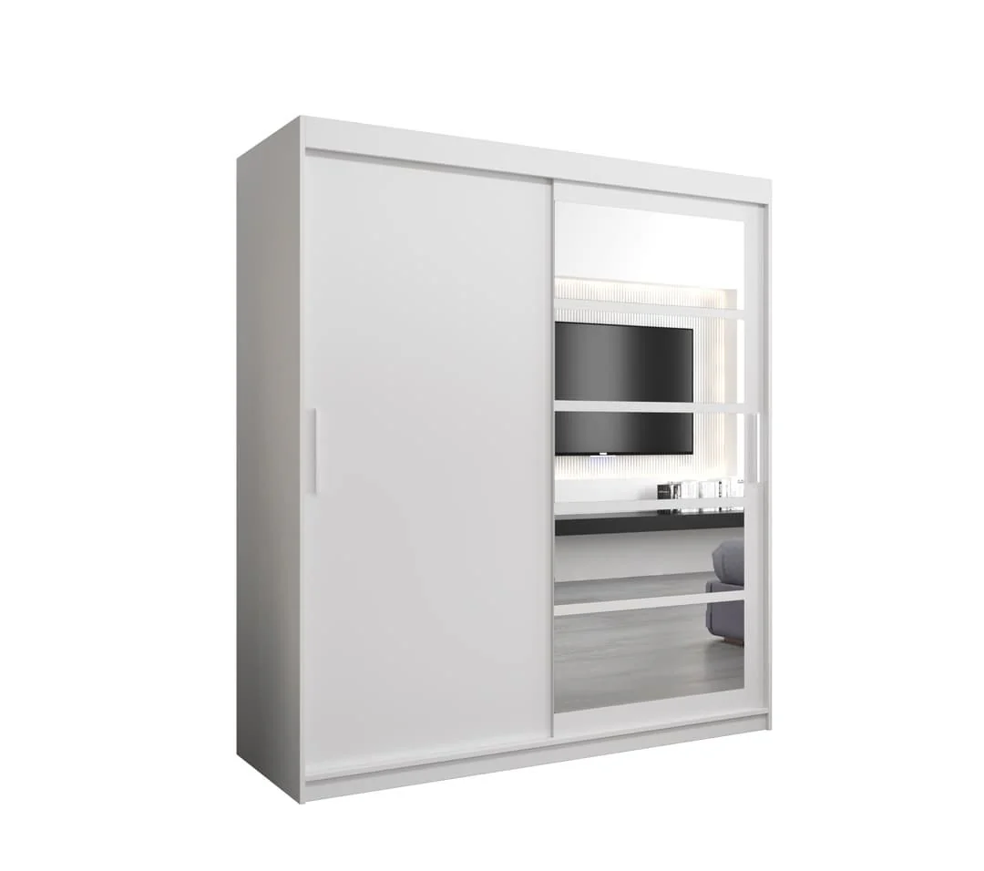 Roma I Sliding Door Wardrobe 180cm - Image 7