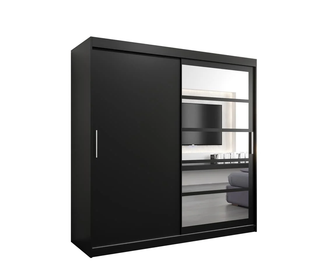 Roma I Sliding Door Wardrobe 200cm - Image 10