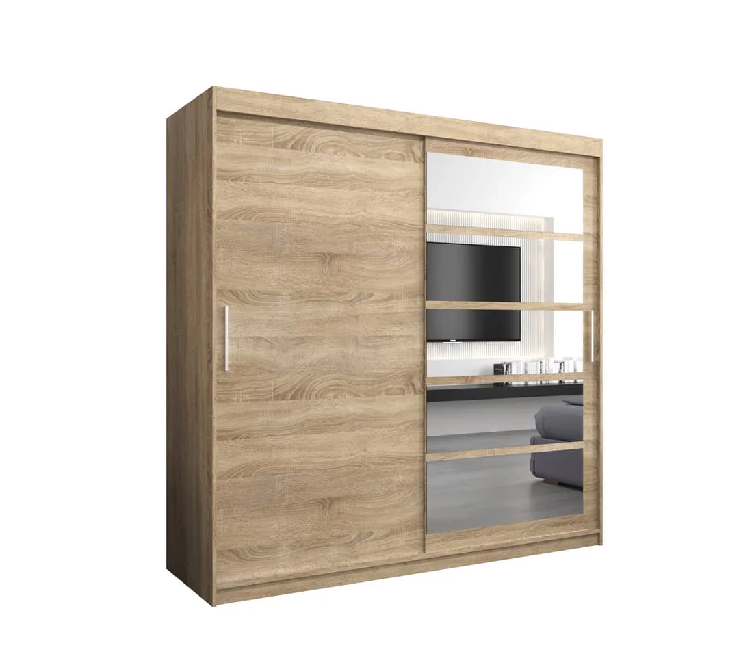 Roma I Sliding Door Wardrobe 200cm - Image 14