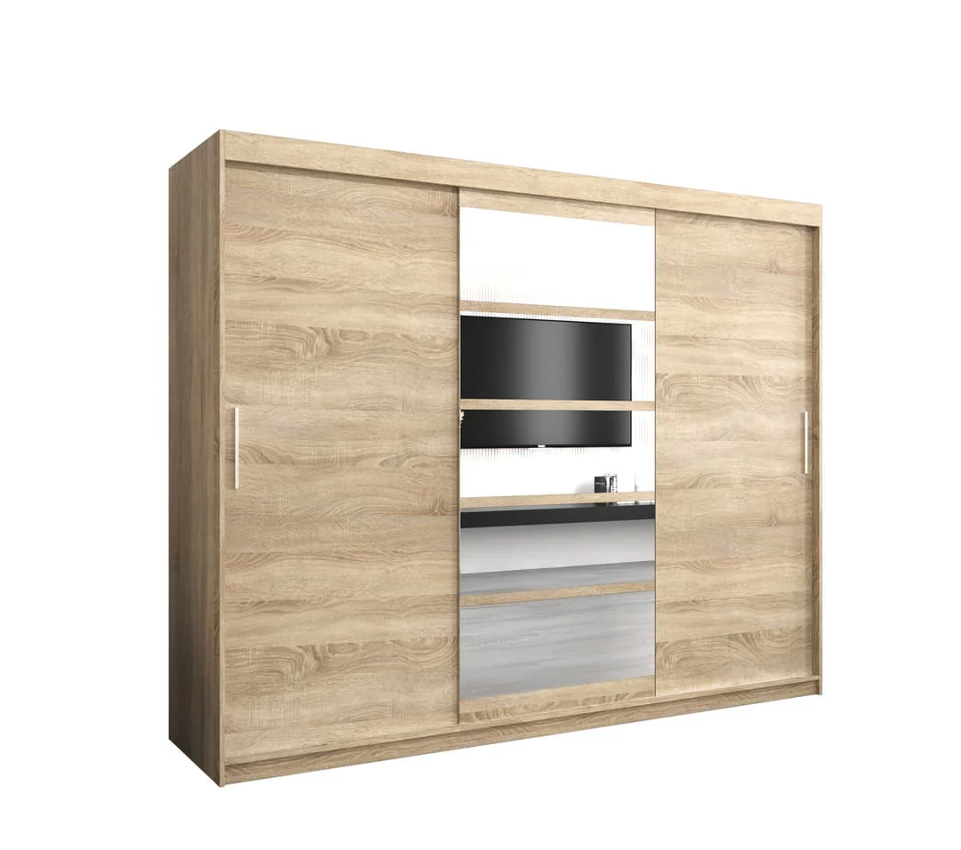 Roma I Sliding Door Wardrobe 250cm - Image 14