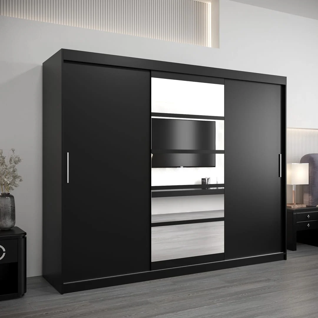 Roma I Sliding Door Wardrobe 250cm - Image 9