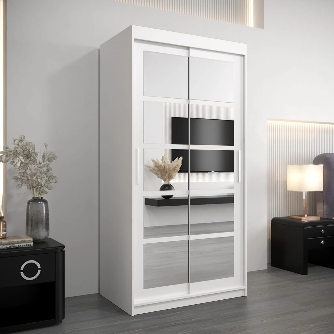 Roma II Sliding Door Wardrobe 100cm