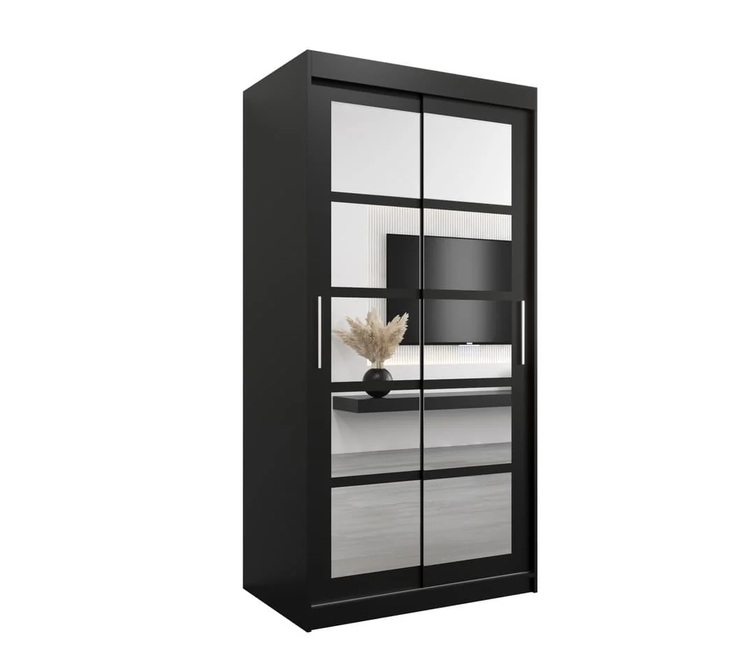 Roma II Sliding Door Wardrobe 100cm - Image 10