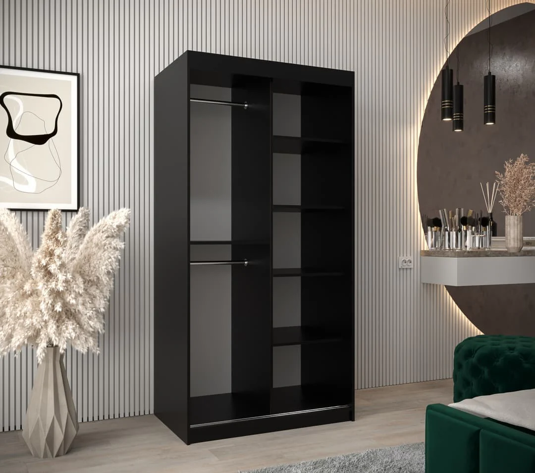 Roma II Sliding Door Wardrobe 100cm - Image 12