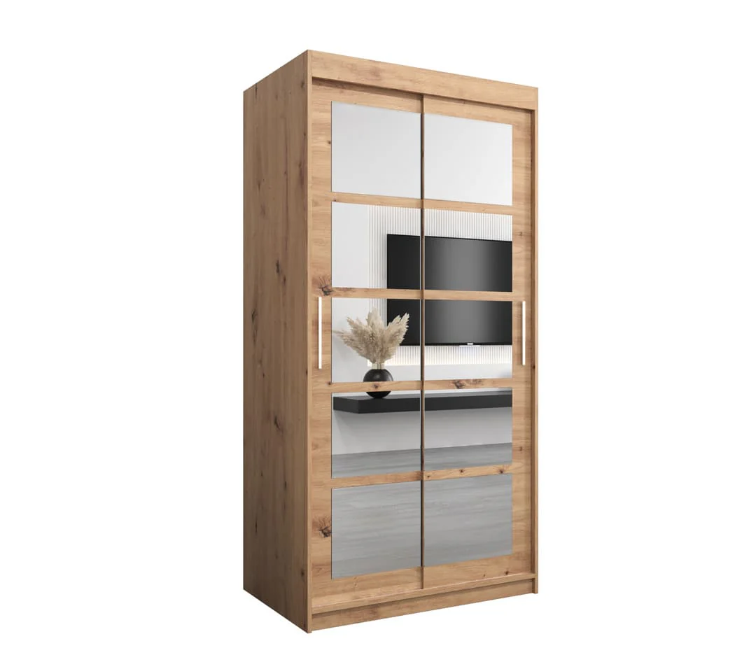 Roma II Sliding Door Wardrobe 100cm - Image 14