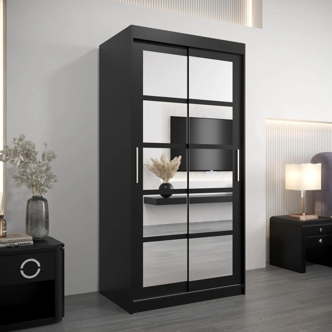 Roma II Sliding Door Wardrobe 100cm - Image 9