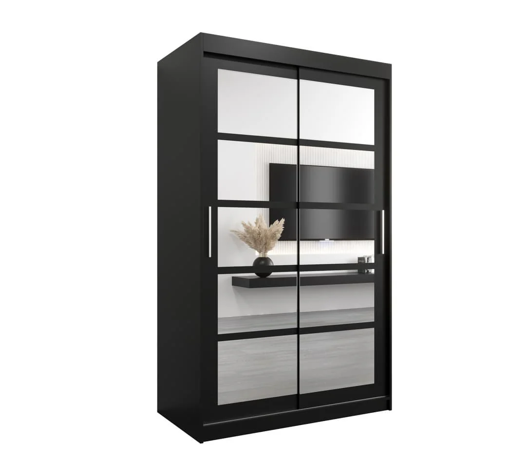 Roma II Sliding Door Wardrobe 120cm - Image 10