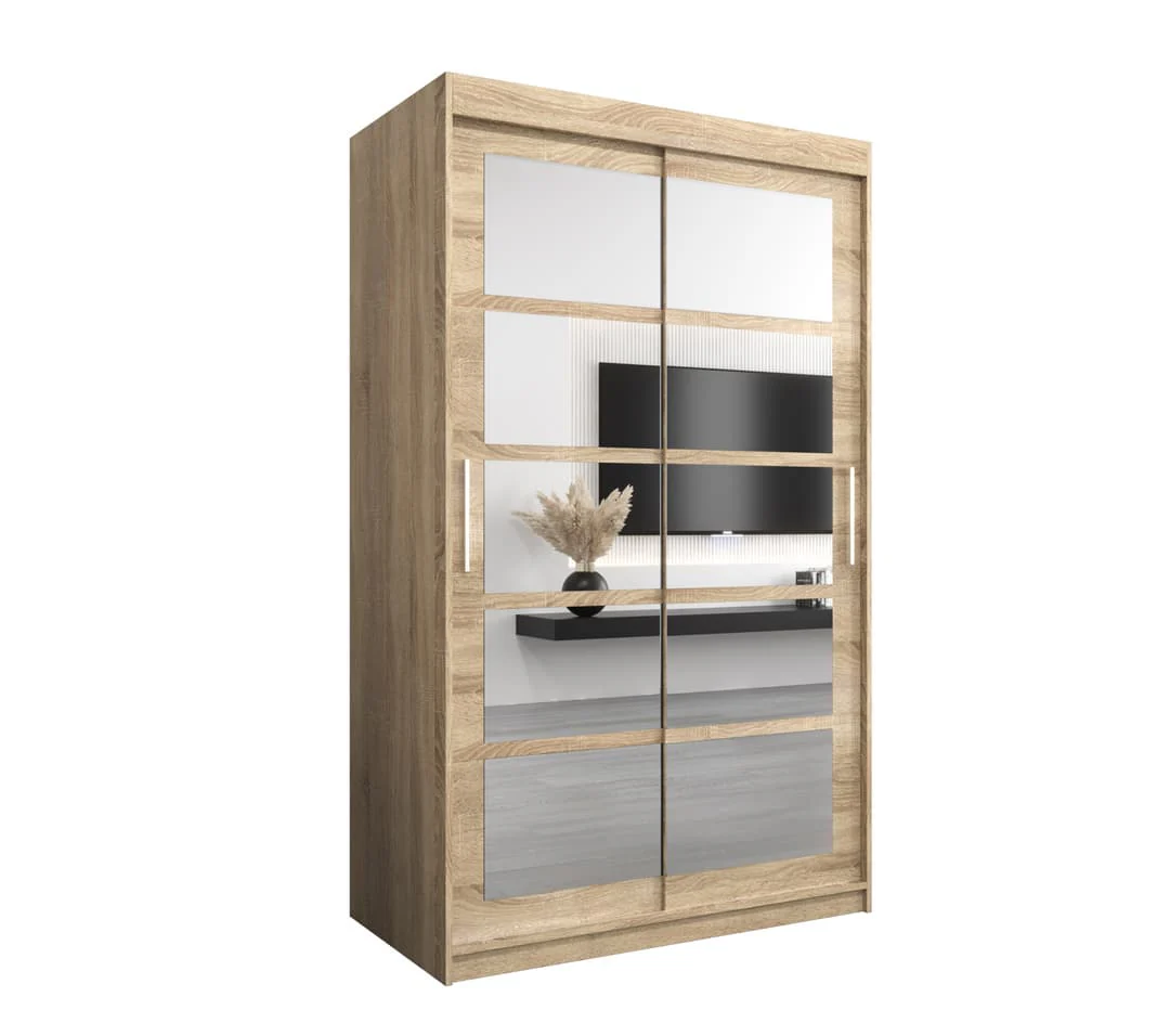 Roma II Sliding Door Wardrobe 120cm - Image 14