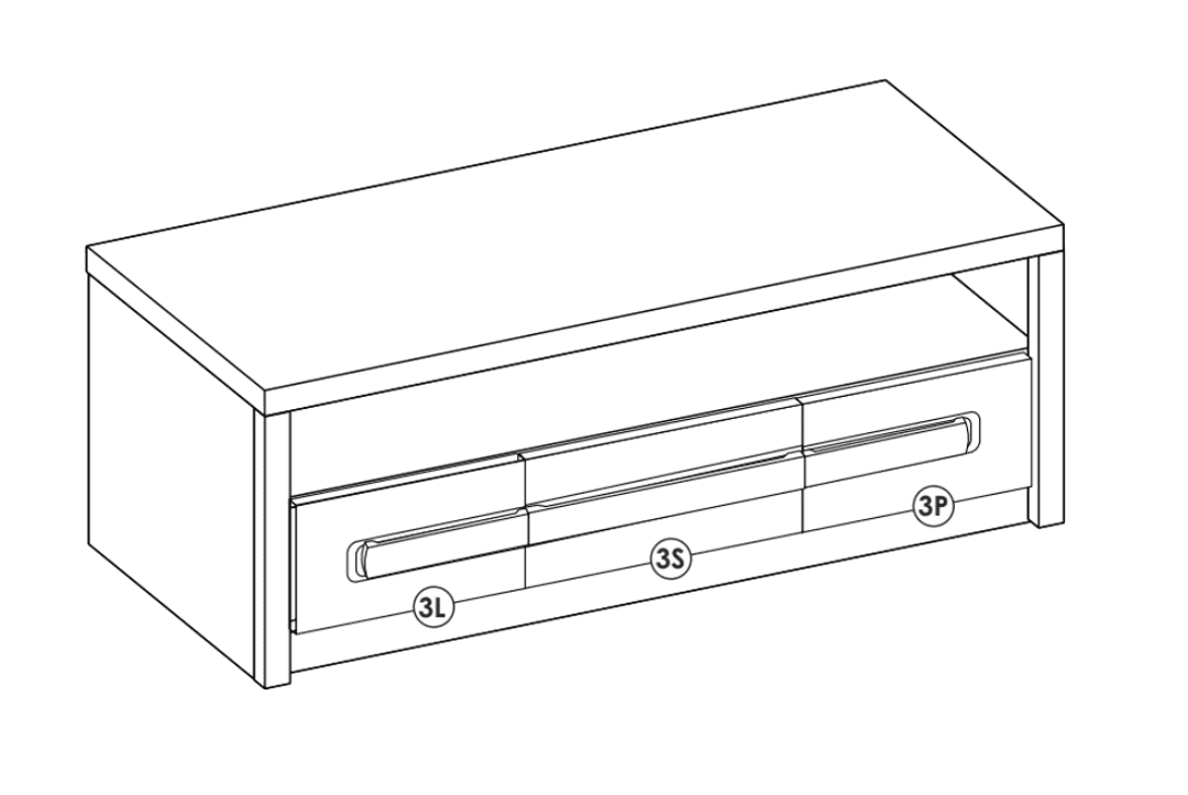 Roma ROM4 TV Cabinet 120cm - Image 5