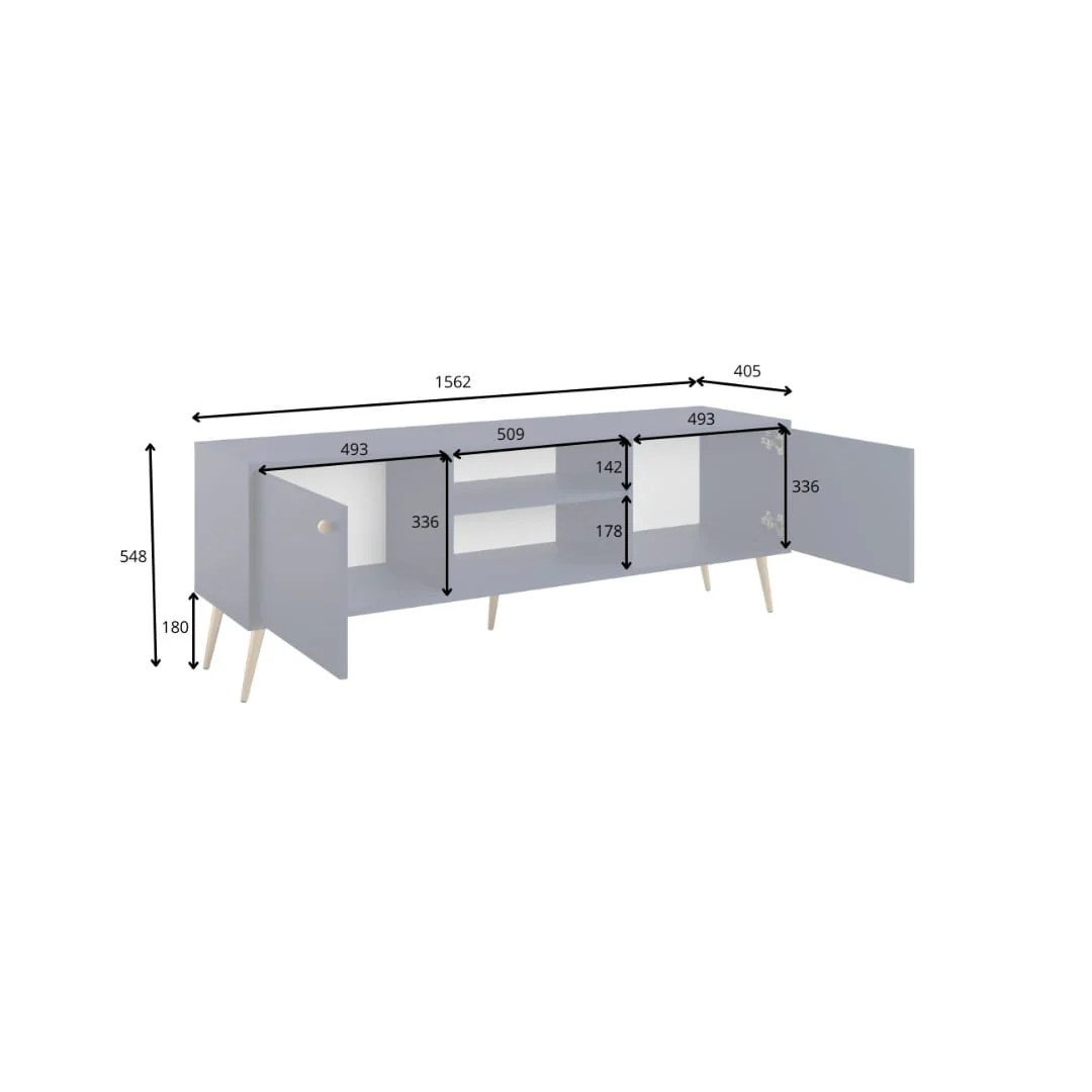 Rose TV Cabinet 156cm - Image 3