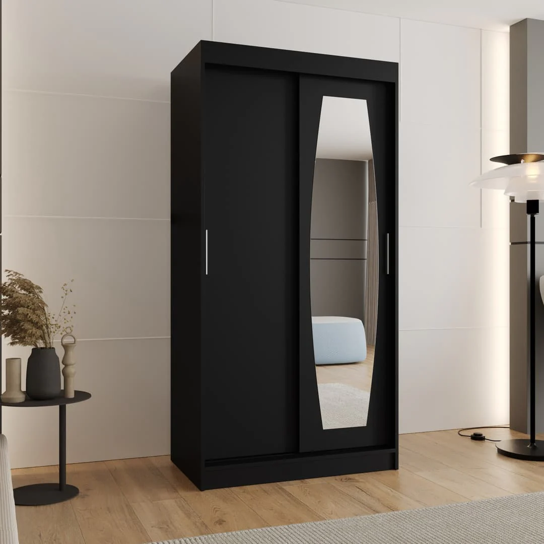 Rossa Sliding Door Wardrobe 100cm - Image 13