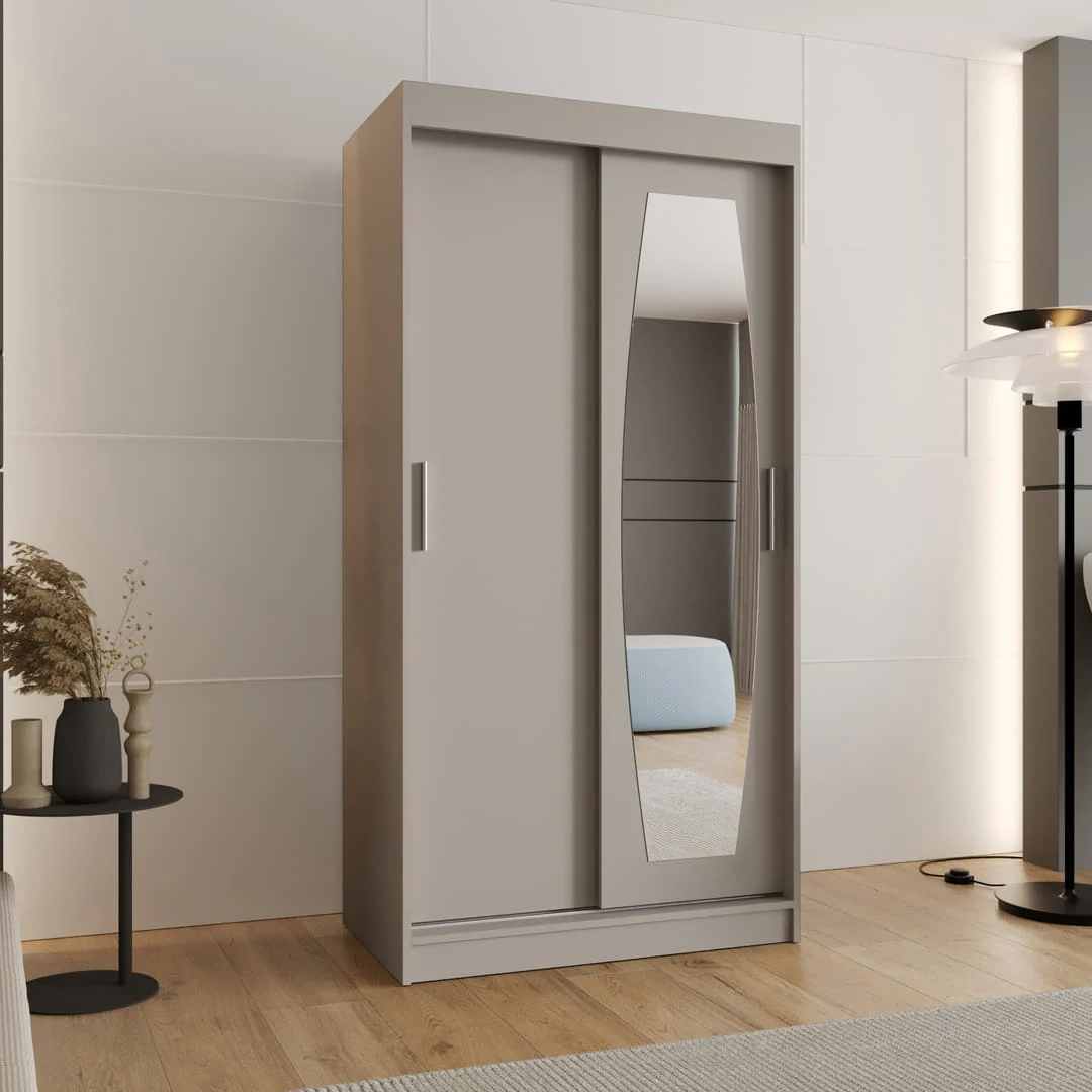 Rossa Sliding Door Wardrobe 100cm - Image 9