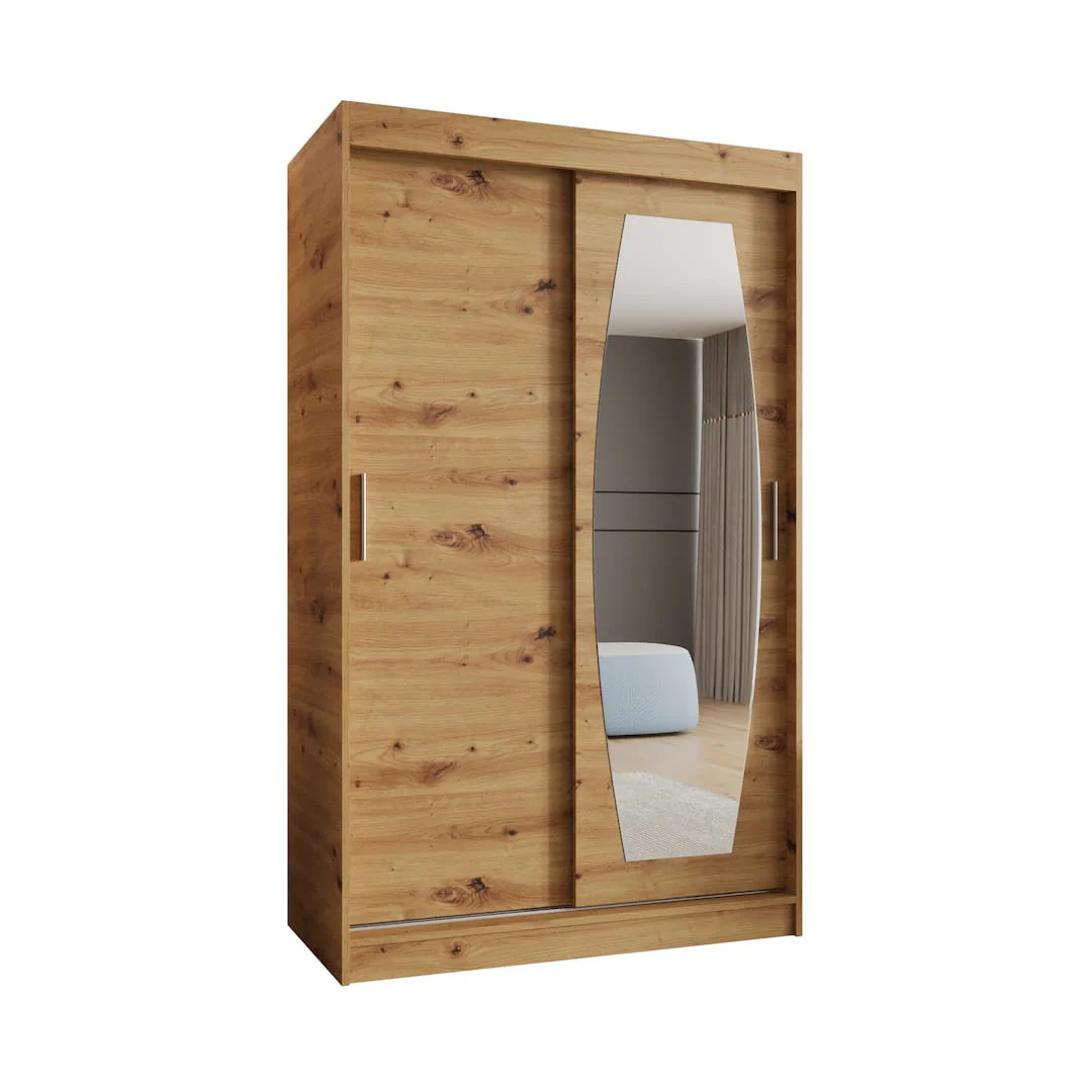 Rossa Sliding Door Wardrobe 120cm - Image 2