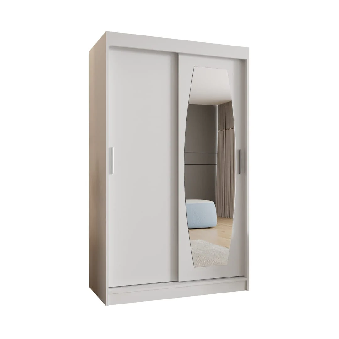 Rossa Sliding Door Wardrobe 120cm - Image 6